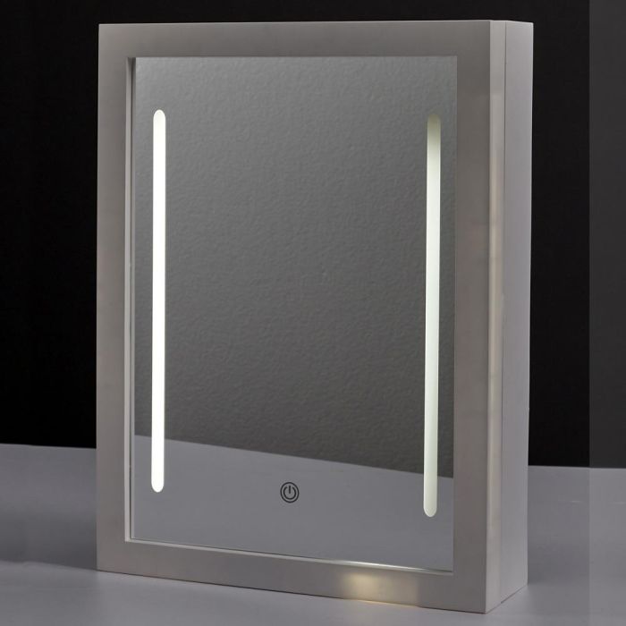 Cosmetic Club Espejo Joyero Armario con LED para Cosméticos y Joyas 30x9.3x40.2 cm 2