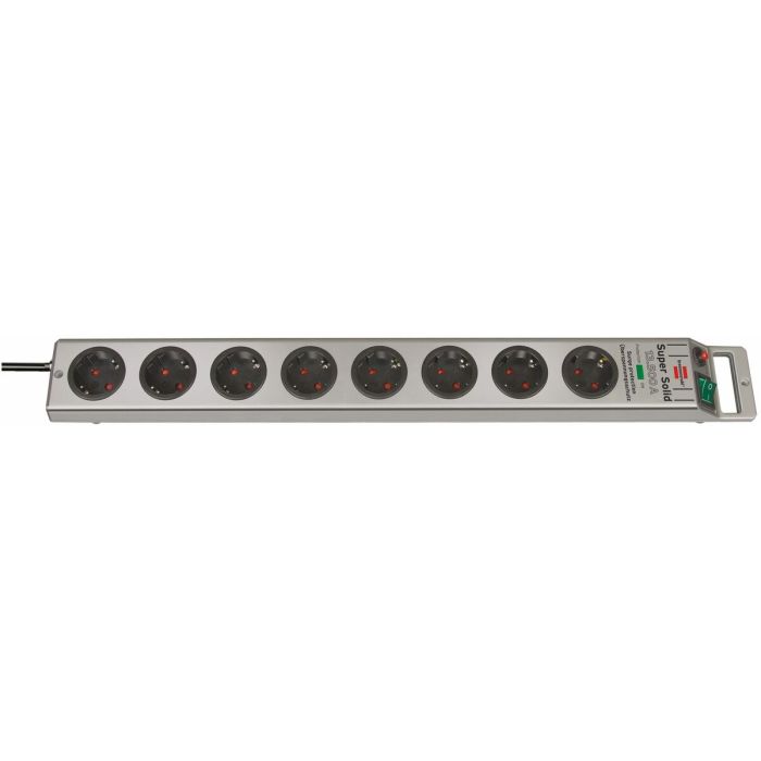 Regleta Enchufes 5 Tomas con Interruptor Brennenstuhl Super-Solid 3600 W (2,5 m) 2 Regleta Enchufes 5 Tomas con Interruptor Brennenstuhl Super-Solid 3600 W (2,5 m) 2