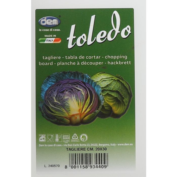 Tabla de cortar Taglieri blanca 20x30 cm - Inde (24 Unidades) 1 Tabla de cortar Taglieri blanca 20x30 cm - Inde (24 Unidades) 1