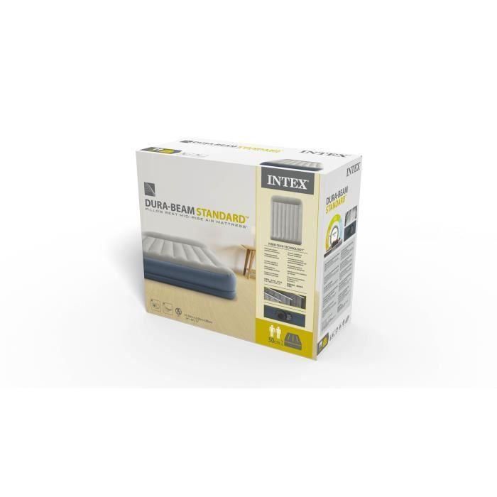 Cama inflable eléctrica INTEX Pillow Rest de altura media 64118ND 3 Cama inflable eléctrica INTEX Pillow Rest de altura media 64118ND 3