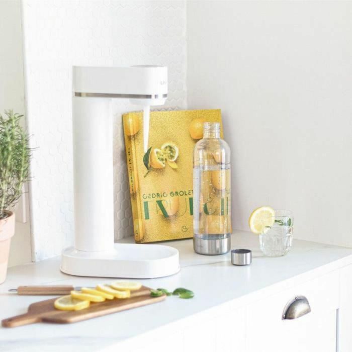 Juego de 2 botellas carbonatadas - LIVOO - DOM464AC1 - 2 x 1L - Compatible con LIVOO DOM464 - Botella PET 2 Juego de 2 botellas carbonatadas - LIVOO - DOM464AC1 - 2 x 1L - Compatible con LIVOO DOM464 - Botella PET 2