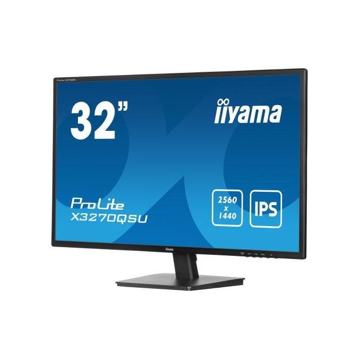 Iiyama X3270QSU-B1 Monitor 32" IPS QHD 2560x1440 100Hz 3ms 1xHDMI 1xDP USB Altavoces Negro 6