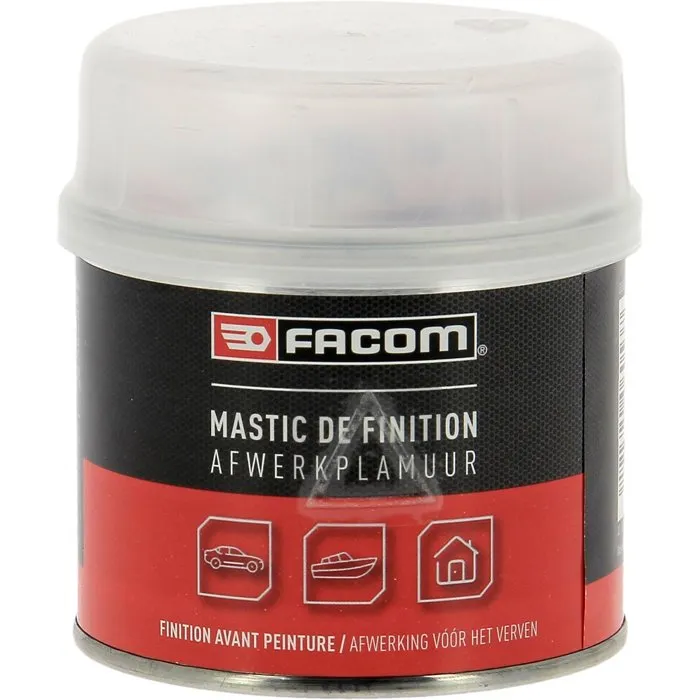 Facom Masilla de Poliéster para Acabado - Gris Claro Modificable por Tinte - 250 g 4