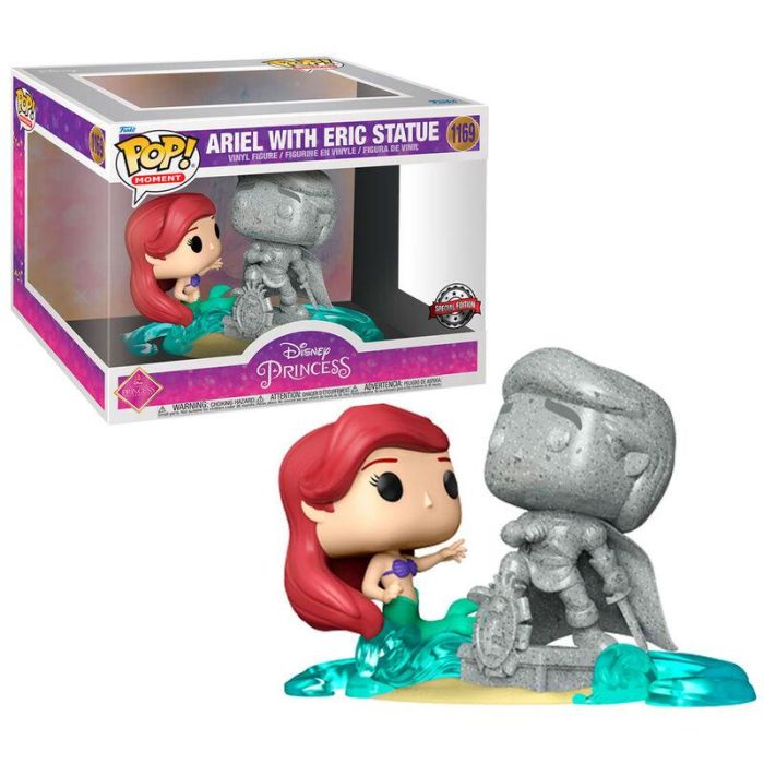 Funko Pop Moment Disney La Sirenita Ariel y Estatua de Eric - Figura de Vinilo de 9 cm con Caja Original 2 Funko Pop Moment Disney La Sirenita Ariel y Estatua de Eric - Figura de Vinilo de 9 cm con Caja Original 2
