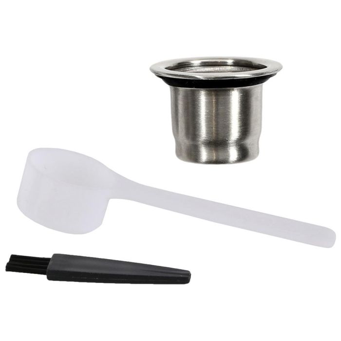 Cook Concept Cápsula Café Reutilizable Acero Inoxidable Compatible Nespresso Citiz Essenza Pixie Inissia Lattissima Expert 2 Cook Concept Cápsula Café Reutilizable Acero Inoxidable Compatible Nespresso Citiz Essenza Pixie Inissia Lattissima Expert 2