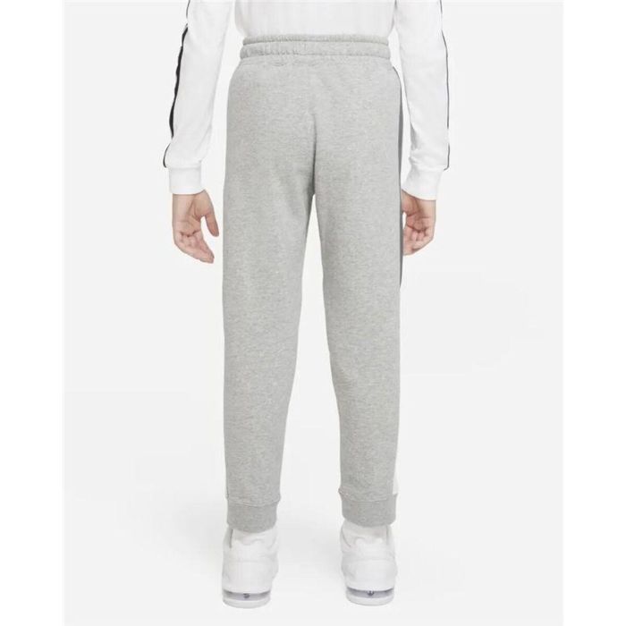 Pantalón Deportivo Infantil Nike NSW HYBRID FLC BB Gris 4