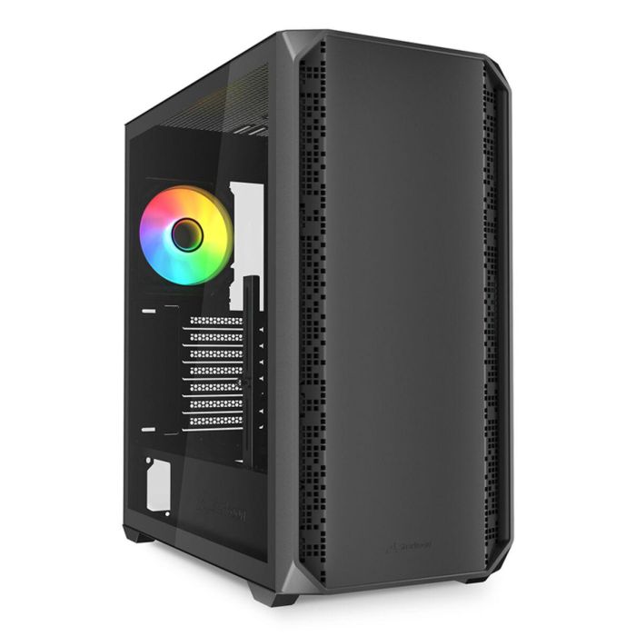 Sharkoon AK2 RGB Midi Tower PC Gaming/Oficina, Caja ATX Cristal Templado Negro con 2 Ventiladores RGB, USB-C y 2x Radiadores 360mm Sharkoon AK2 RGB Midi Tower PC Gaming/Oficina, Caja ATX Cristal Templado Negro con 2 Ventiladores RGB, USB-C y 2x Radiadores 360mm