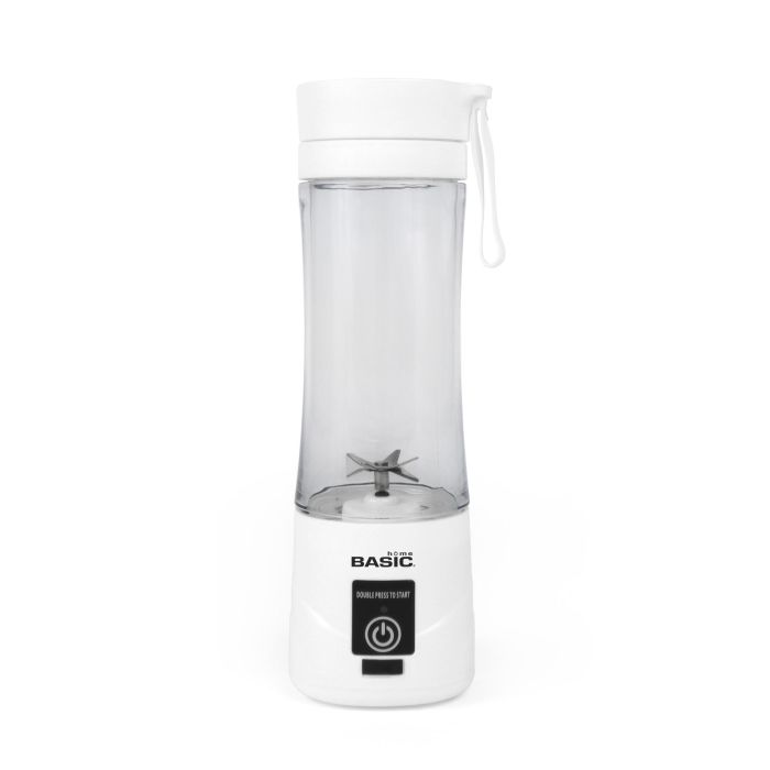 Inde Batidora de Vaso Portátil Recargable Basic Home, Capacidad 380 ml, 24 x 7.5 cm (6 Unidades)