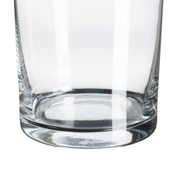 Jarrón Cilíndrico Cristal Decoración 10 X 10 X 30 cm