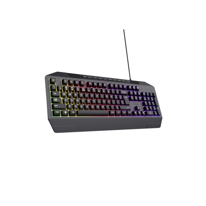 Trust Gaming Teclado Gaming GXT 836 EVOCX - Anti-Ghosting 25 Teclas, Iluminación RGB, Teclas Multimedia, 24998 3