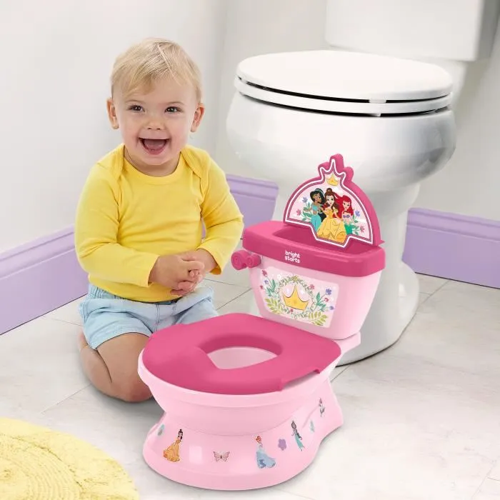 Bright Starts Mini Inodoro Princesas Disney con Reductor de Asiento 2 en 1 BRI17555 3