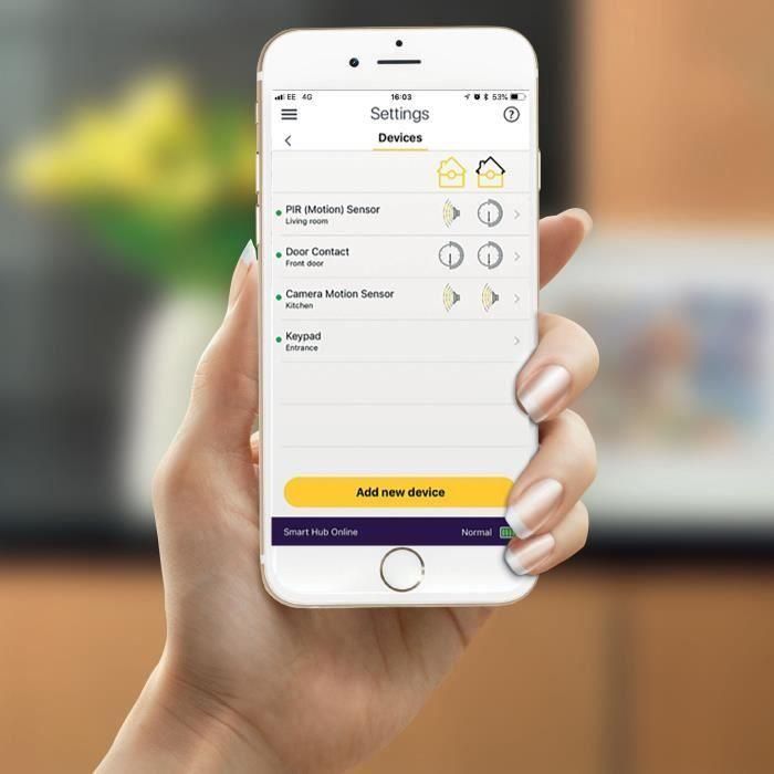 Enchufe de control remoto para interiores YALE - Interruptor conectado de encendido / apagado - Para sistema de alarma doméstica conectado de sincronización 3 Enchufe de control remoto para interiores YALE - Interruptor conectado de encendido / apagado - Para sistema de alarma doméstica conectado de sincronización 3