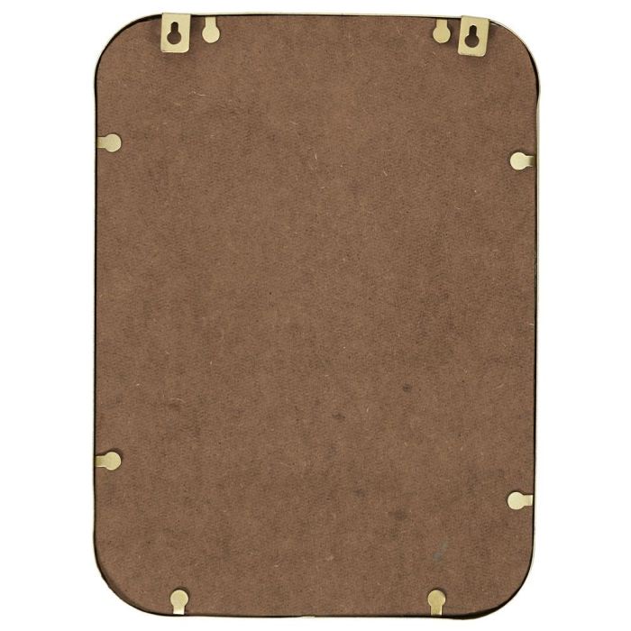 Home Deco Factory Espejo Rectangular Dorado 34x25 cm 3