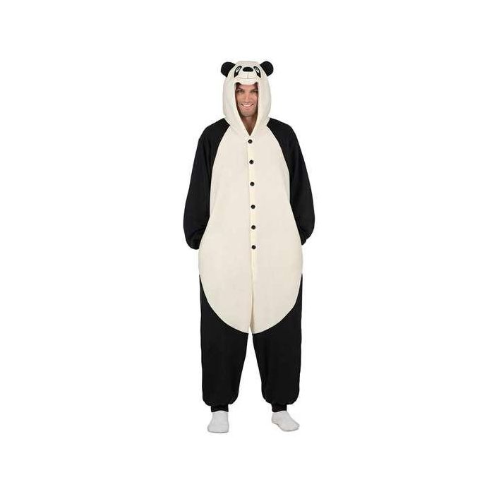 Disfraz oso panda adult big (kigurumi con capucha y cola) 5 Disfraz oso panda adult big (kigurumi con capucha y cola) 5