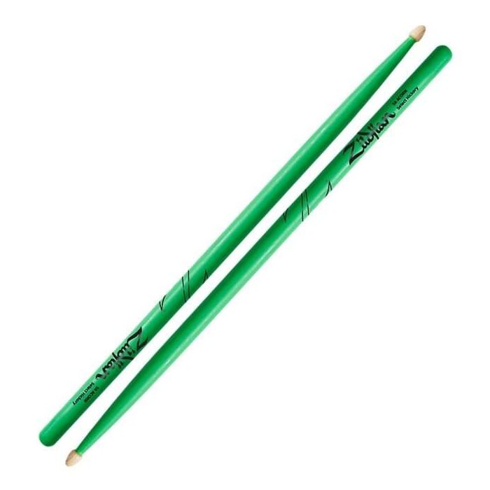Baquetas Zildjian 5A Hickory Neon Verde 2