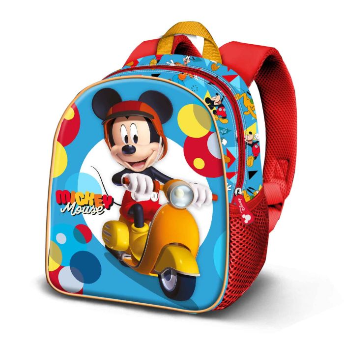 Mochila 3D Elite Scooter Disney Mickey Mouse Azul