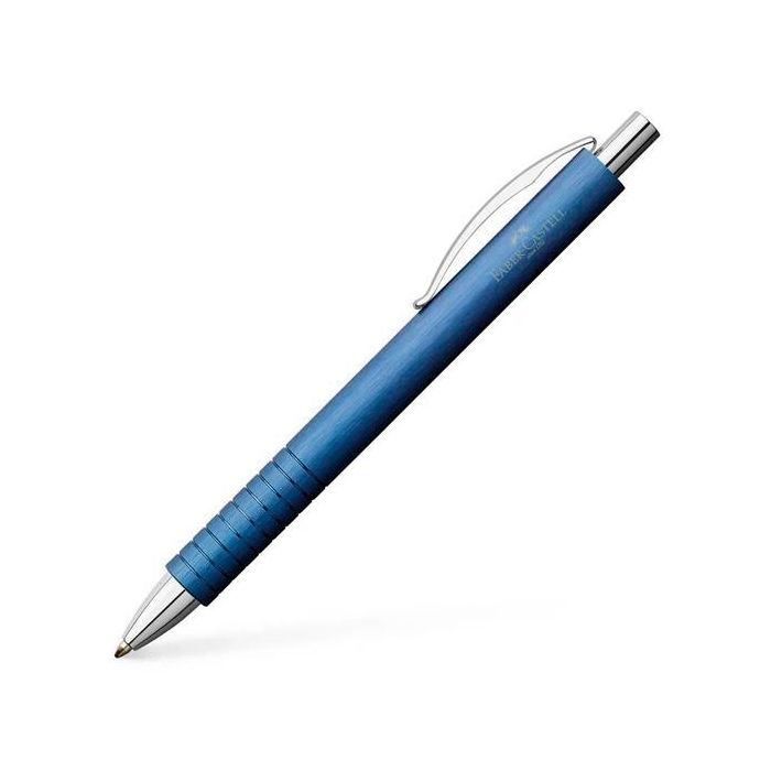 Faber Castell Bolígrafo Essentio Aluminio B Tinta Negra Recargable Azul Faber Castell Bolígrafo Essentio Aluminio B Tinta Negra Recargable Azul