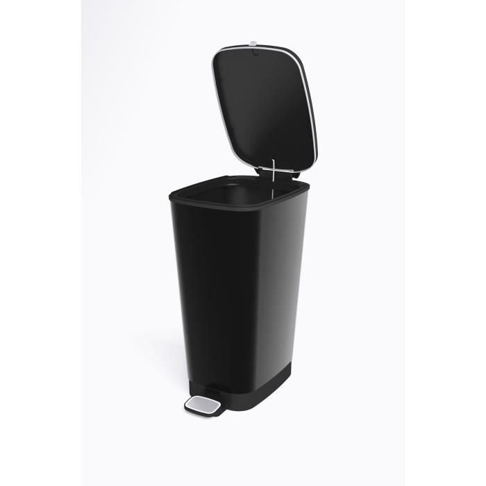 Papelera con pedal KIS Chic Bin Style - L - 50 l - Negro 2 Papelera con pedal KIS Chic Bin Style - L - 50 l - Negro 2