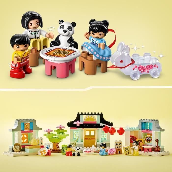 Lego Duplo 10411 Descubre la cultura china, el juguete educativo, el panda, los ladrillos, los niños 2 años 4