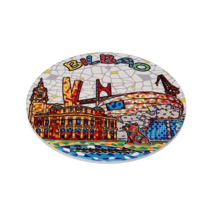 Salvamantel Bilbao Versa 20x20 cm cerámica base corcho (4 Unidades)