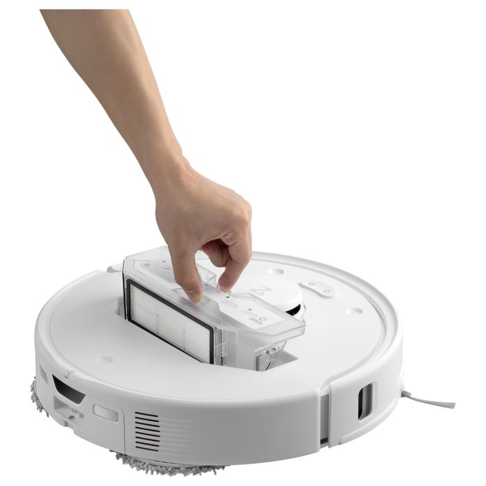 Roborock Qrevo Curv 5A1 Robot Aspirador y Fregador con Estación Base Multifunción Sin Bolsa, Color Negro y Blanco Roborock Qrevo Curv 5A1 Robot Aspirador y Fregador con Estación Base Multifunción Sin Bolsa, Color Negro y Blanco