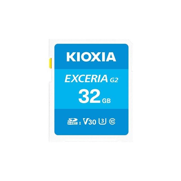 Kioxia LNEX2L032GG4 SD-Card Exceria 32GB MicroSDHC Clase 10 U3 V30, 100MB/s Lectura, 50MB/s Escritura