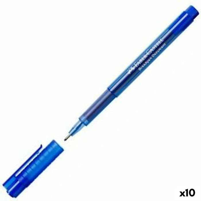 Rotuladores Faber-Castell Broadpen Document 1554 Azul (10 Unidades) 5 Rotuladores Faber-Castell Broadpen Document 1554 Azul (10 Unidades) 5