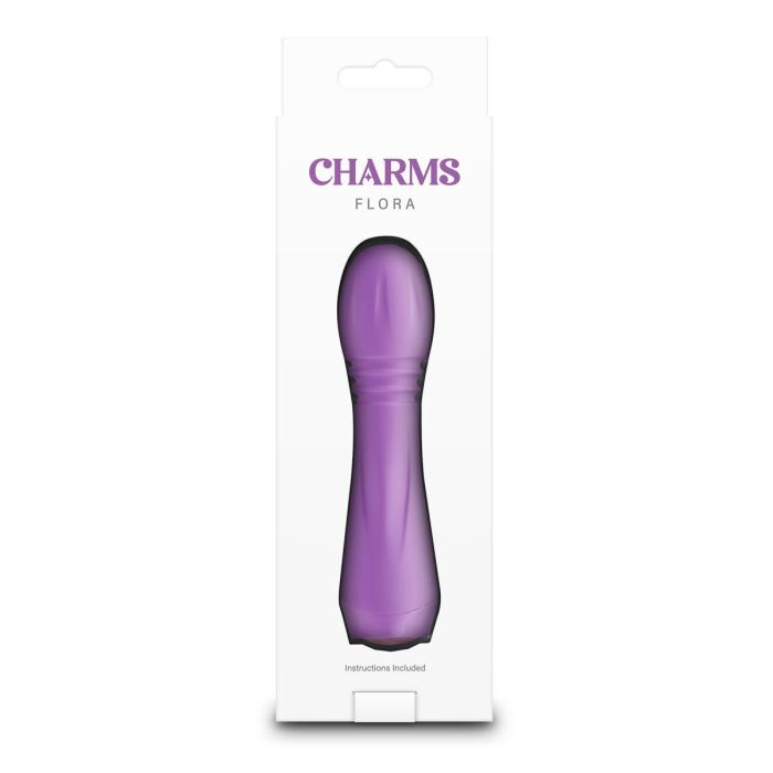 Mini Vibrador NS Novelties Charms Flora Morado Rosa 2