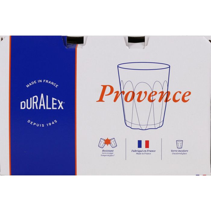Duralex Set de 6 Vasos Transparentes Provence 25 cl (12 Cajas) 3