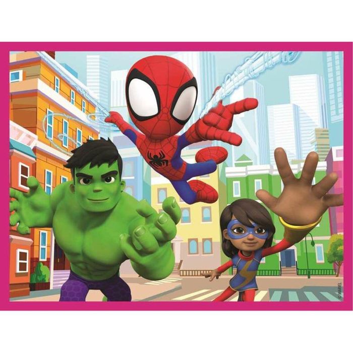 Puzzle infantil rompecabezas 12 cubos spidey and his amazing friends 1 Puzzle infantil rompecabezas 12 cubos spidey and his amazing friends 1