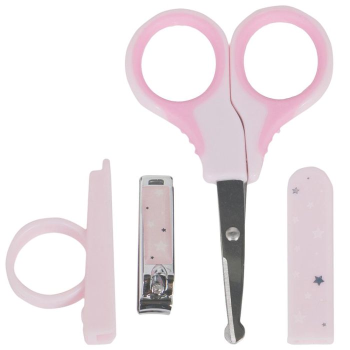 Tom et Zoe Juego De Manicura Bebé Surtido con Cortauñas, Tijeras y Funda 4
