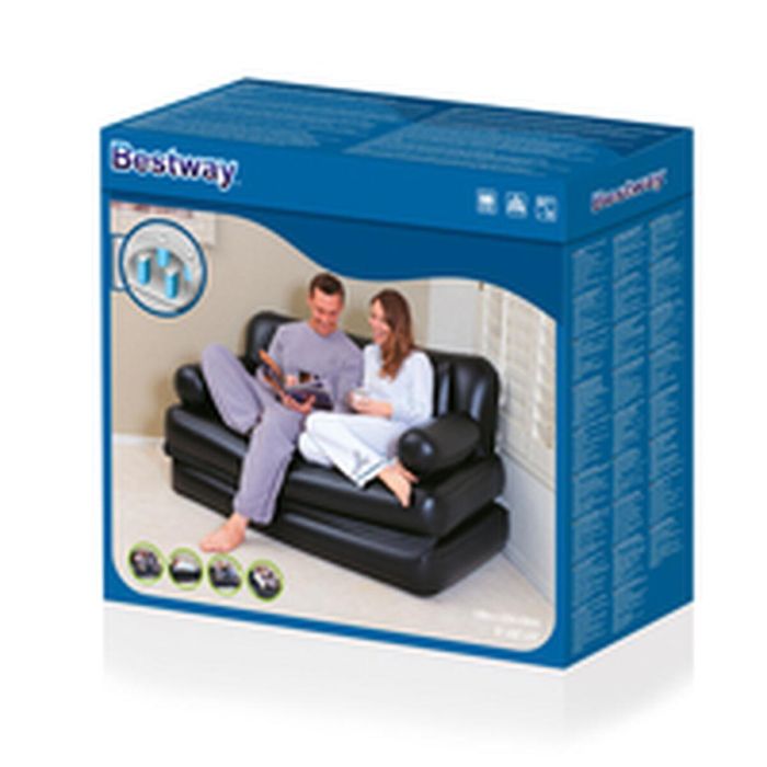 Bestway Sillon Hinchable 5 Posiciones Negro 188x152x64 cm Interior 75054 1