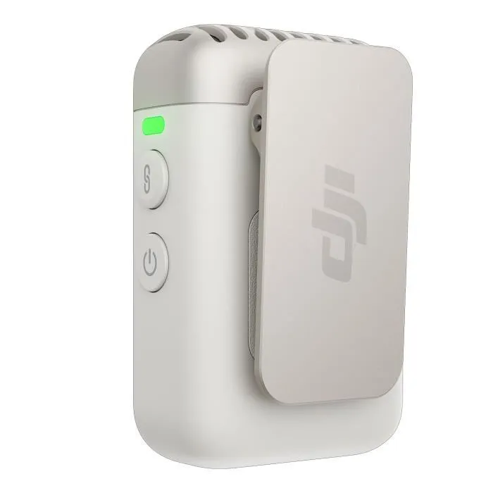 DJI Mic 2 Transmisor Inalámbrico, Blanco Perla, Audio HD, Grabación de 32 Bits 3