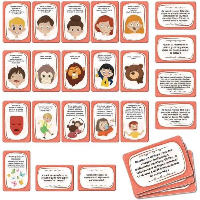 Lisciani Giochi LIS8008324110063 Juego de Cartas para la Gestión de Emociones - Juego Educativo Habilidades para la Vida - Tarjetas Ilustradas 1