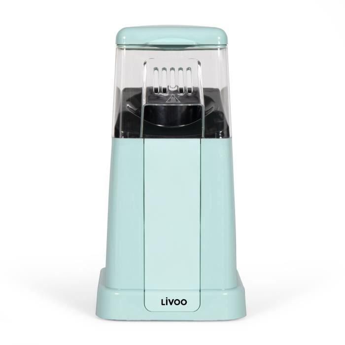 Livoo DOM497 Máquina de palomitas de maíz 1200W, hasta 100g de granos, Azul Livoo DOM497 Máquina de palomitas de maíz 1200W, hasta 100g de granos, Azul