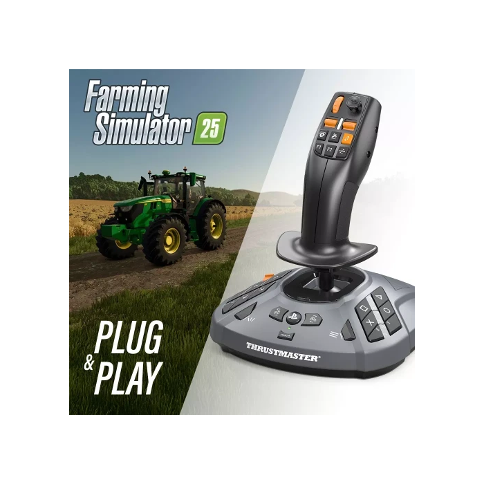 Thrustmaster 4160881 SIMTASK Farming Stick Joystick para Simulación Agrícola y Maquinaria Pesada, 3 Ejes, 33 Botones, PS5 y PC 1