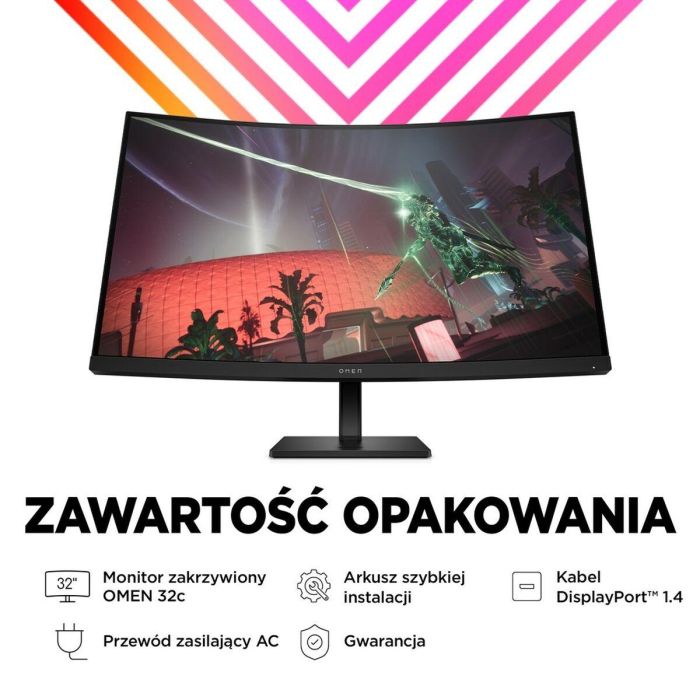Monitor HP 780K6E9#ABB 31,5" HDR VA Flicker free 165 Hz 2 Monitor HP 780K6E9#ABB 31,5" HDR VA Flicker free 165 Hz 2