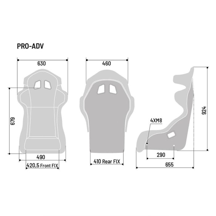 Asiento Pro Adv Qrt S008017RNR 5 Asiento Pro Adv Qrt S008017RNR 5