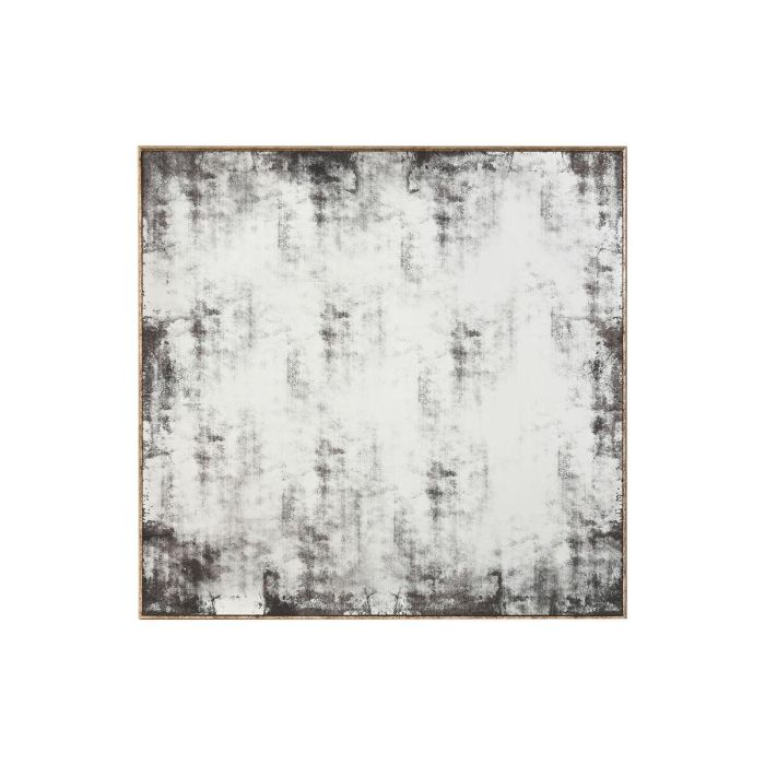 Espejo de pared Home ESPRIT Negro Dorado Vintage 80 x 4 x 80 cm