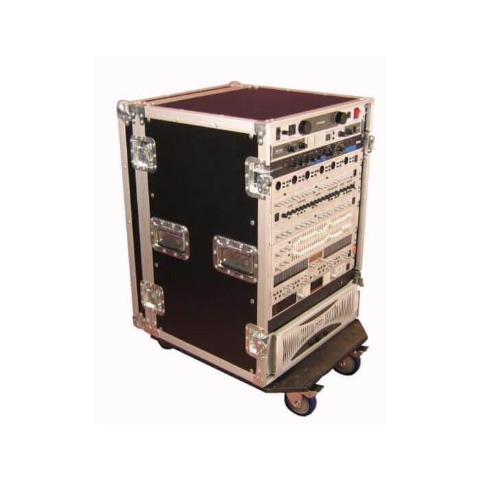 Estuche Rack 16 Unidades "Gator Gtour" - Con Ruedas