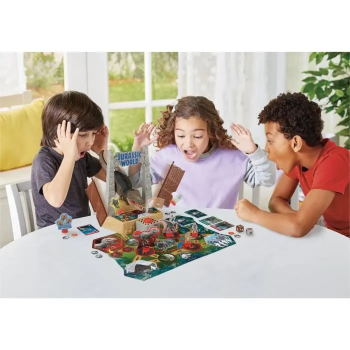 Epoch Jurassic World T-Rex Panic Juego de Mesa 7514 para Niños +6 Años Aventura y Estrategia 2