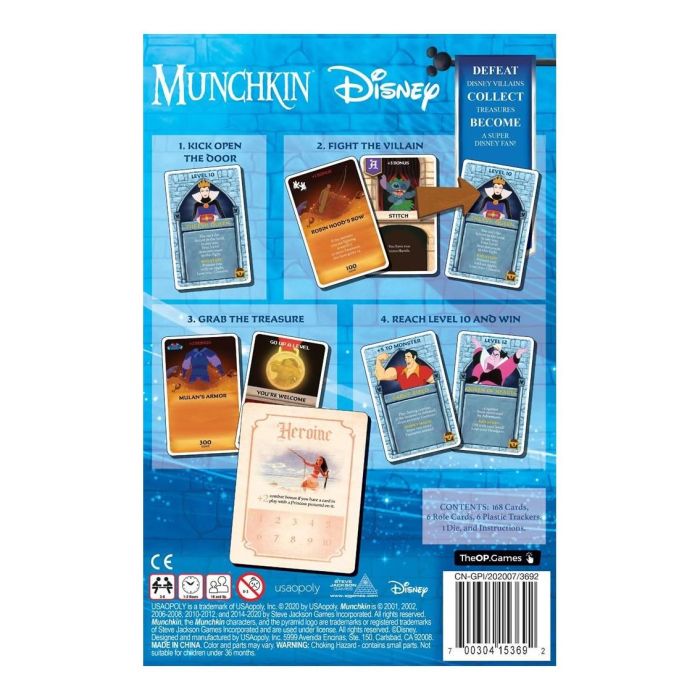 Juego Mesa Munchkin Disney Edition Edad 2 Juego Mesa Munchkin Disney Edition Edad 2