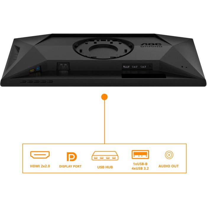 AOC Monitor 24.5" 25G4SXU Full HD 1920x1080, 1ms, 310Hz Fast IPS, Gaming, Negro/Gris, HDR 400, G-SYNC Compatible 8 AOC Monitor 24.5" 25G4SXU Full HD 1920x1080, 1ms, 310Hz Fast IPS, Gaming, Negro/Gris, HDR 400, G-SYNC Compatible 8