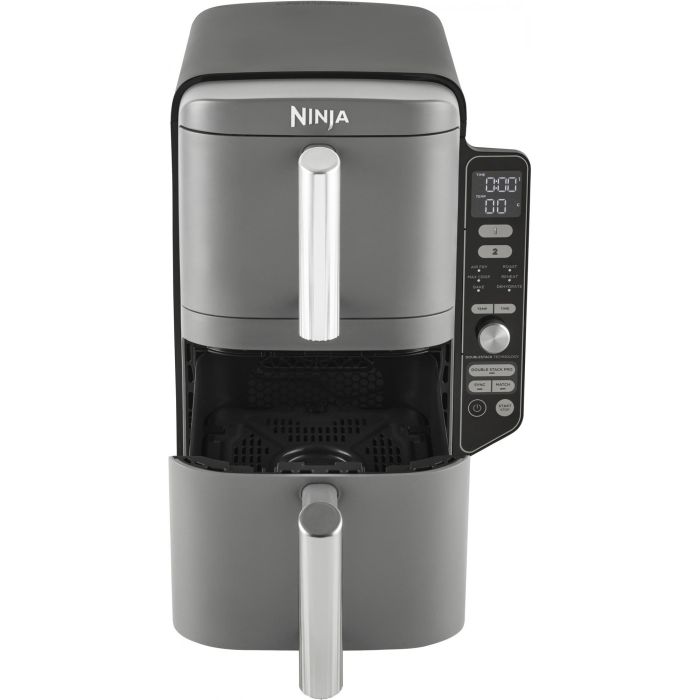 Ninja SL400EU Freidora de Aire Doble Cesta 9.5L Double Stack XL para 8 Personas con 6 Funciones de Cocción 6