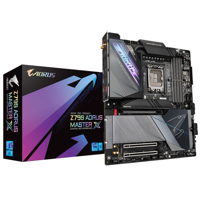 GIGABYTE Z790 AORUS MASTER X placa base Intel Z790 Express LGA 1700 ATX extendida GIGABYTE Z790 AORUS MASTER X placa base Intel Z790 Express LGA 1700 ATX extendida