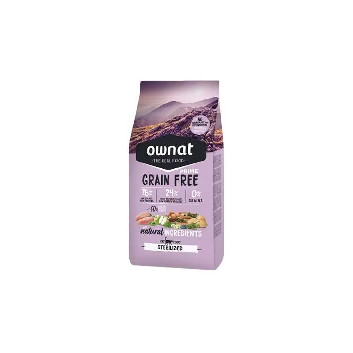 Ownat Prime Feline Adult Sterilised Grain Free 3 kg