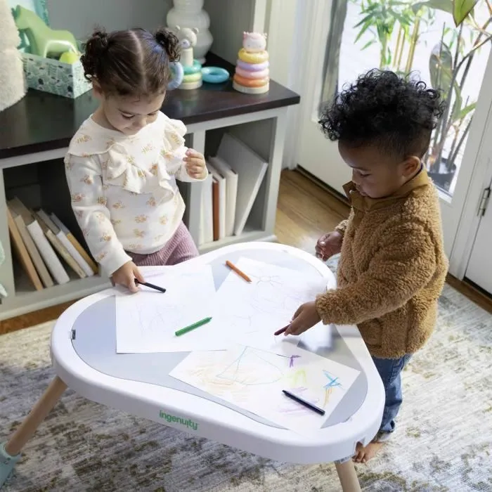 Ingenuity Hamaca para Bebé 6 en 1 BAB0074451998971 - Se Transforma en Tapete de Juego, Tipi Infantil y Mesa de Actividades con Juguetes Extraíbles 4