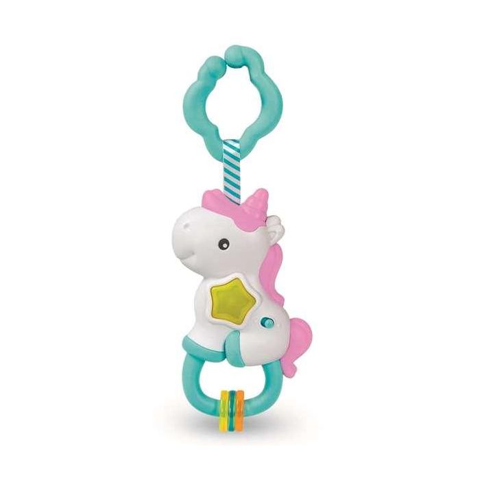 Clementoni Sonajero Unicornio Musical con Sonido 15x22x7cm 1