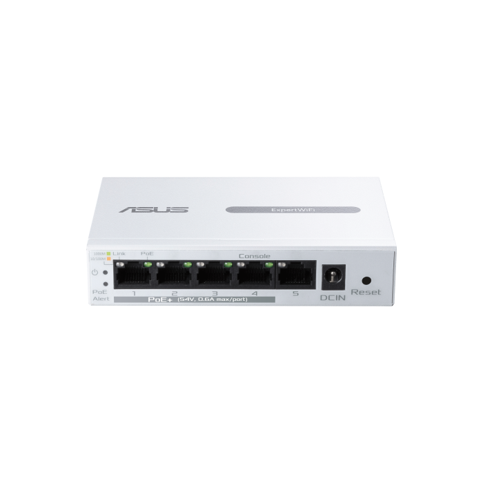 ASUS ExpertWiFi EBP15 Switch Gestionado 5 Puertos Gigabit Ethernet PoE Blanco 90IG08D0-MO3B00 2 ASUS ExpertWiFi EBP15 Switch Gestionado 5 Puertos Gigabit Ethernet PoE Blanco 90IG08D0-MO3B00 2