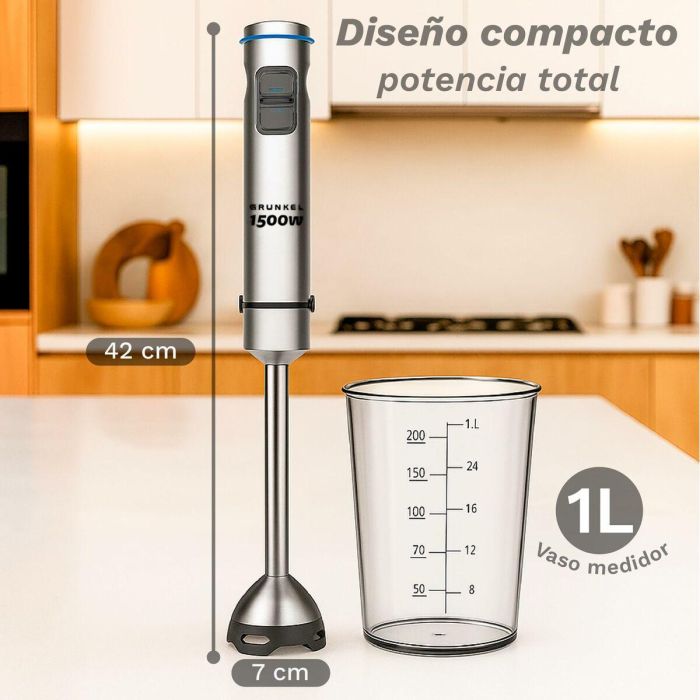Mini Batidora Espumadora Grunkel BM-1500EXTREME 2
